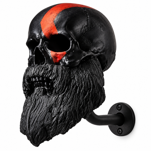 BoneMount™ is a wall-mounted helmet holder